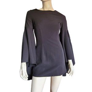 Gothic Flare Sleeve Mini Dress